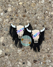 Load image into Gallery viewer, BARE NAKED Bull Skull *VENT CLIP SIZE*