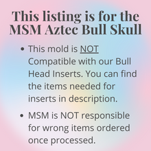 Load image into Gallery viewer, Aztec Bull Skull