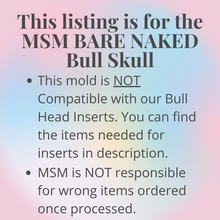 Load image into Gallery viewer, BARE NAKED Bull Skull