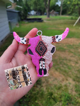 Load image into Gallery viewer, Small Aztec Bull Skull V2