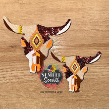 Load image into Gallery viewer, Small Aztec Bull Skull V2