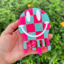 Load image into Gallery viewer, Checkered Drip Smiley