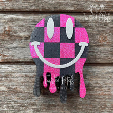 Load image into Gallery viewer, Checkered Drip Smiley