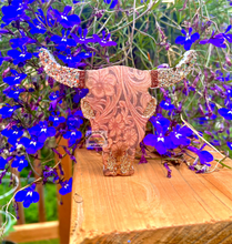 Load image into Gallery viewer, Small BARE NAKED Bull Skull