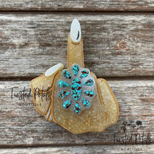 Load image into Gallery viewer, Western Glam Middle Finger