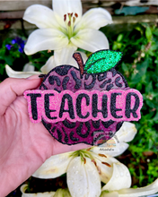 Load image into Gallery viewer, Leopard Teacher Apple