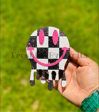 Load image into Gallery viewer, Checkered Drip Smiley