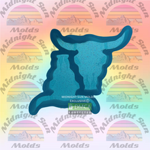 Load image into Gallery viewer, BARE NAKED Bull Skull *VENT CLIP SIZE*