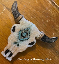 Load image into Gallery viewer, Aztec Bull Skull