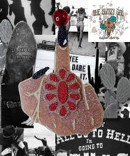 Load image into Gallery viewer, Western Glam Middle Finger