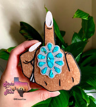 Load image into Gallery viewer, Western Glam Middle Finger
