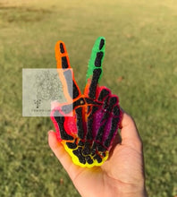Load image into Gallery viewer, Skeleton Peace Sign