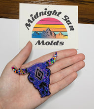 Load image into Gallery viewer, Aztec Bull Skull *VENT CLIP SIZE*