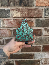 Load image into Gallery viewer, Tooled Leather Cow Tag