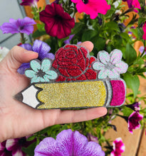 Load image into Gallery viewer, Pencil with Flowers
