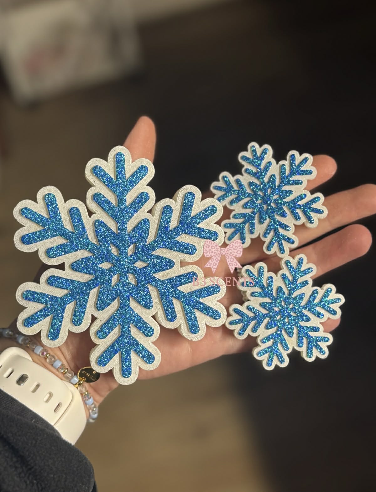 Mini Snowflake Clips Snowflake *VENT CLIP SIZE* – Midnightsunmolds