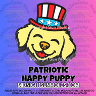 Patriotic Happy Puppy