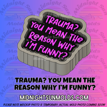 Load image into Gallery viewer, Trauma? You Mean The Reason Why I'm Funny?
