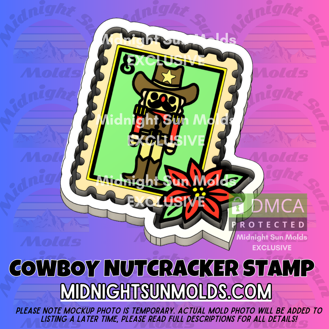 Cowboy Nutcracker Stamp