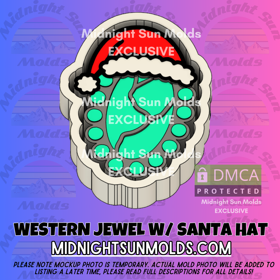 Western Jewel W/ Santa Hat