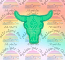 Load image into Gallery viewer, Small Aztec Bull Skull V2
