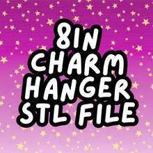 Load image into Gallery viewer, 8in Freshie Charm Hanger *STL FILE*

