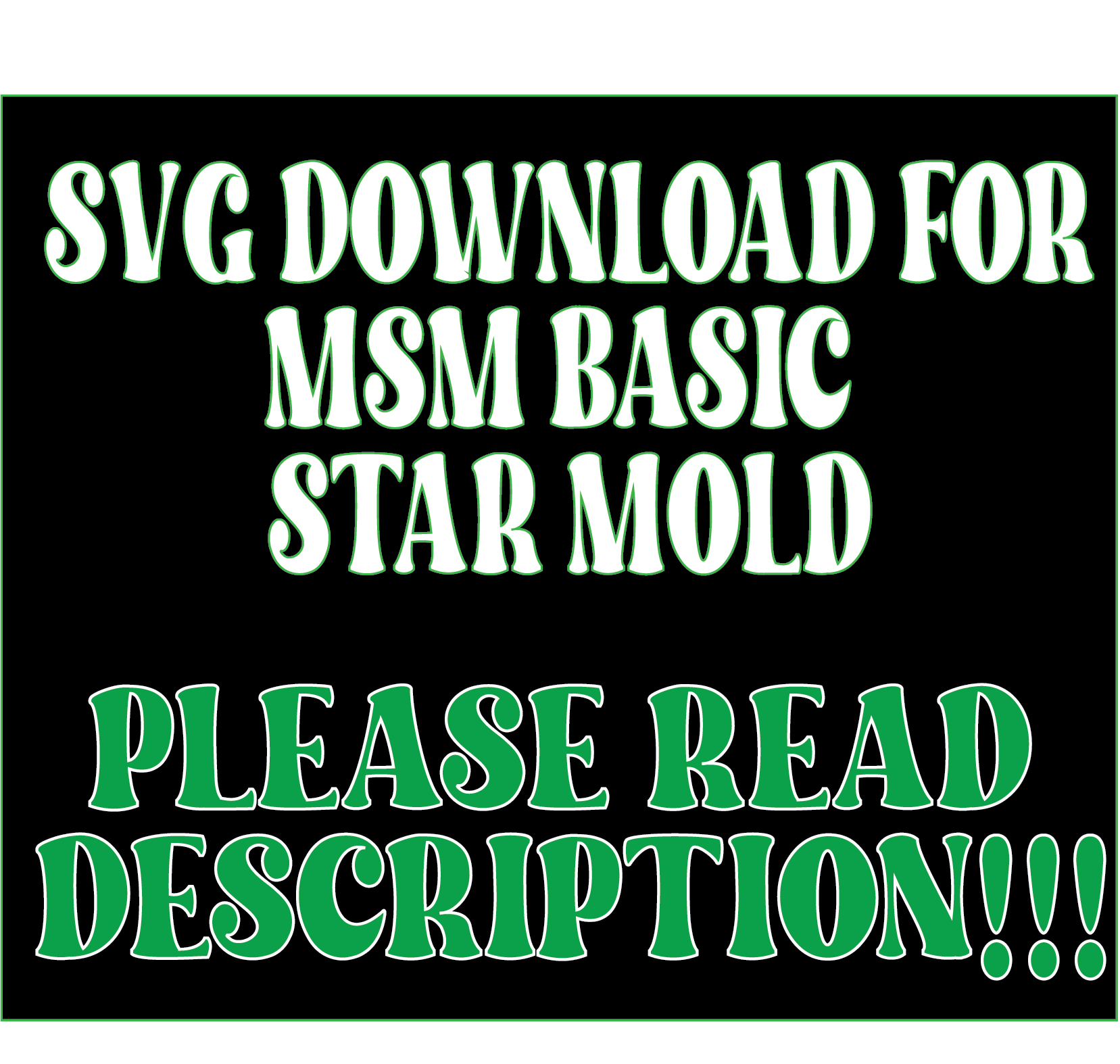 MSM Basic Star *SVG Digital File* – Midnightsunmolds