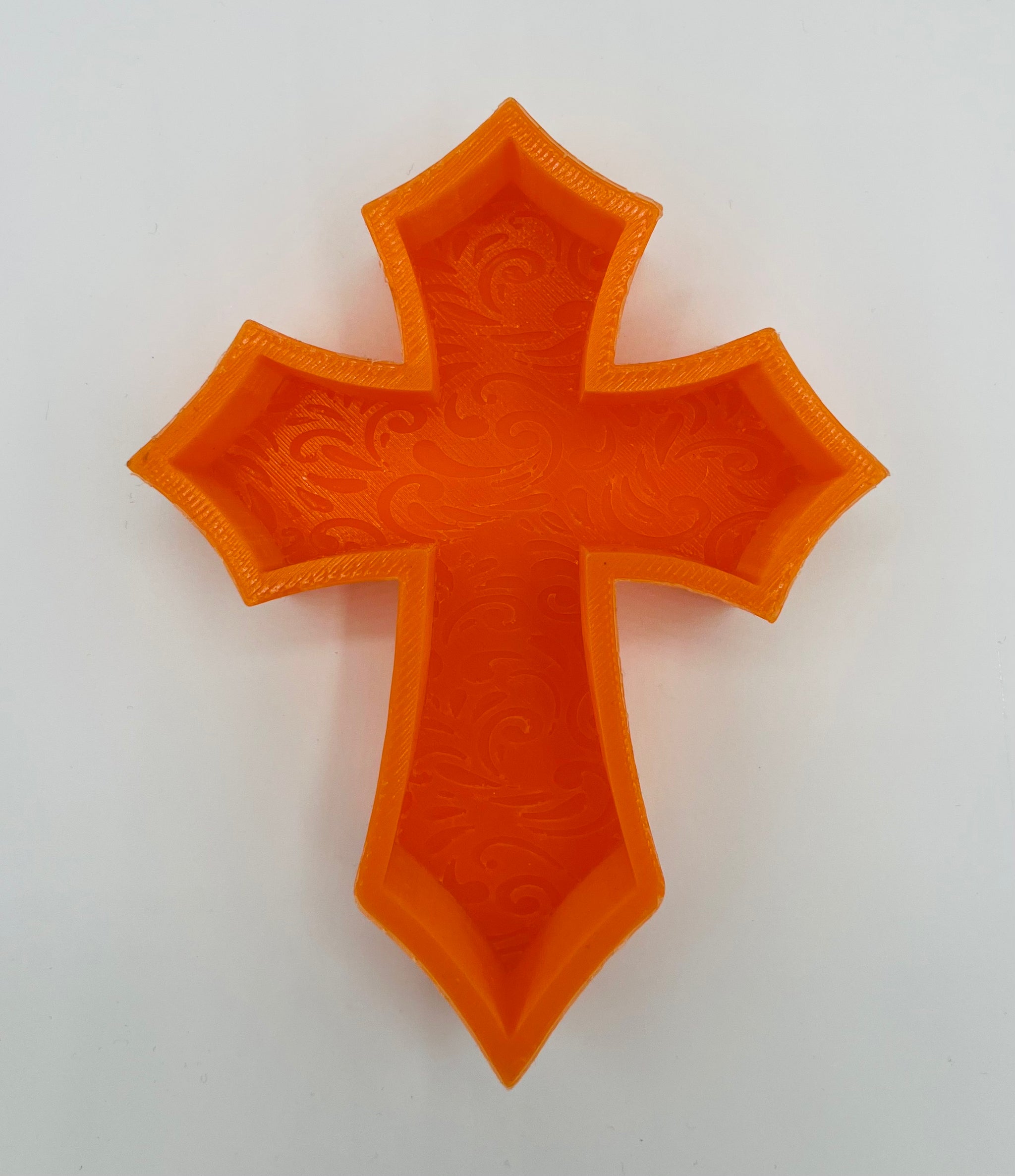 Tooled Leather Cross